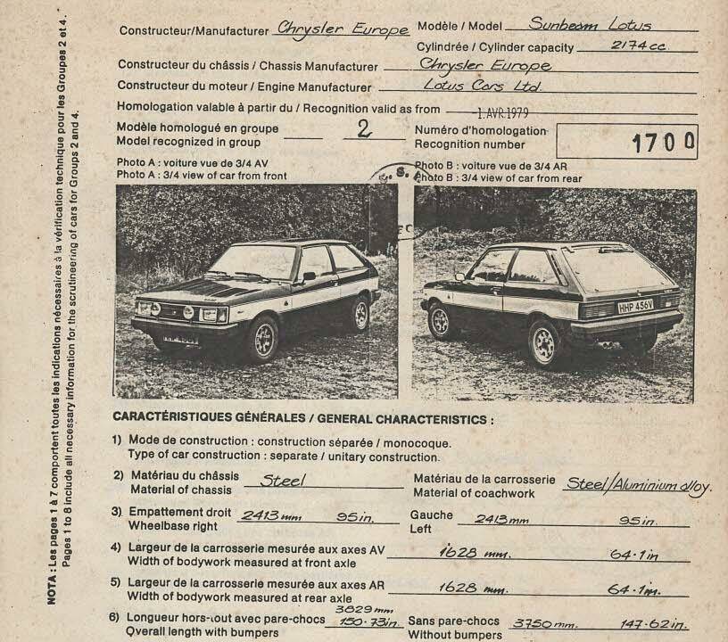 Bild 56/102 von Talbot Sunbeam Lotus (1980)