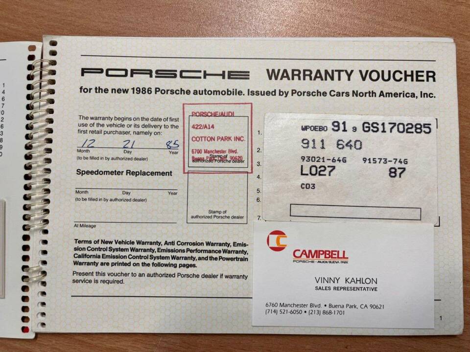 Bild 18/20 von Porsche 911 Carrera 3.2 (1986)