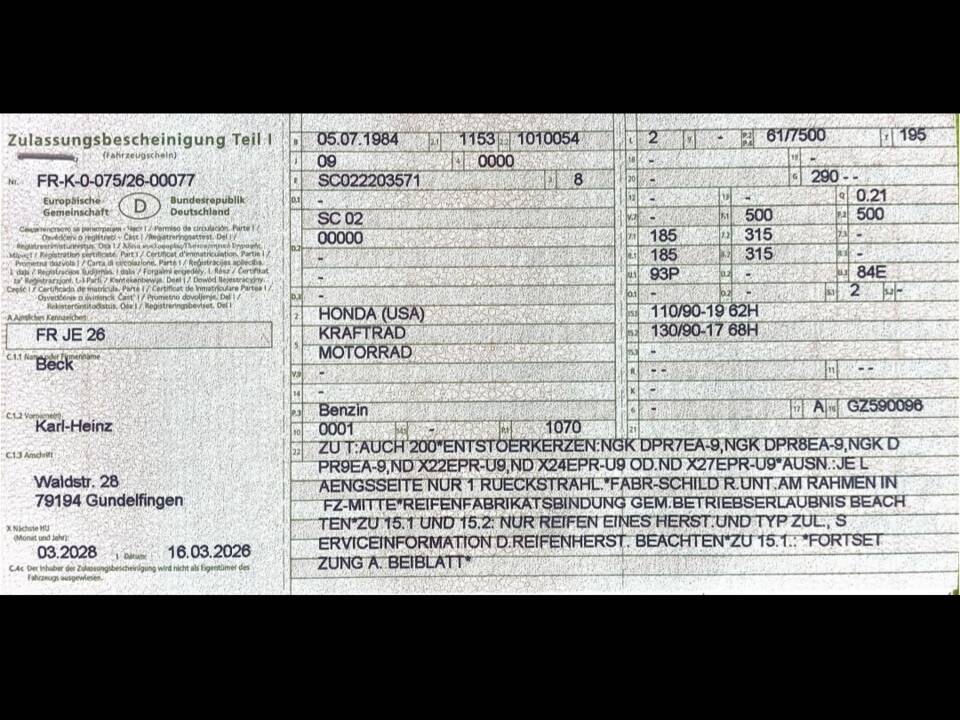 Immagine 9/11 di Honda GL 1100 Gold Wing (1983)