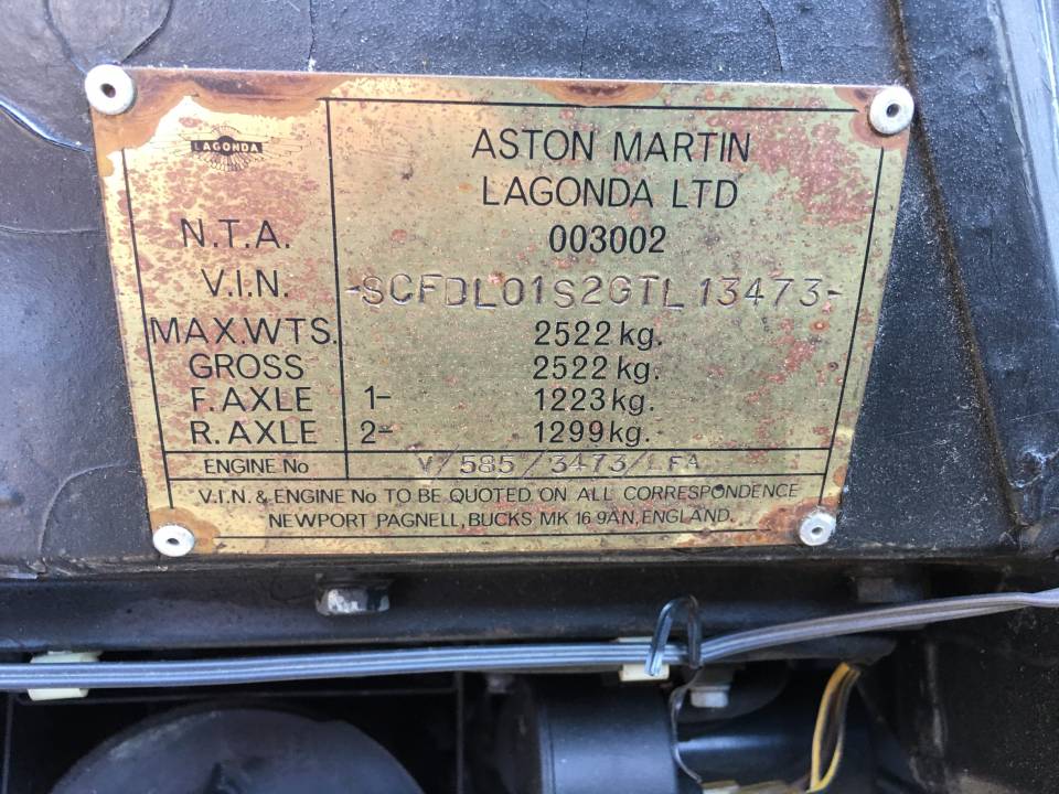 Bild 20/28 von Aston Martin Lagonda (1986)