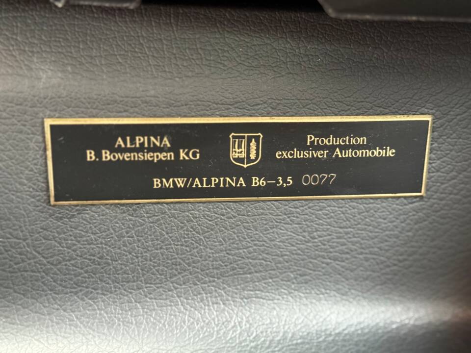 Afbeelding 23/24 van ALPINA B6 3.5 (1986)
