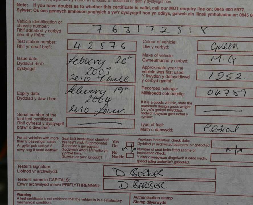 Bild 31/50 von MG TD (1951)