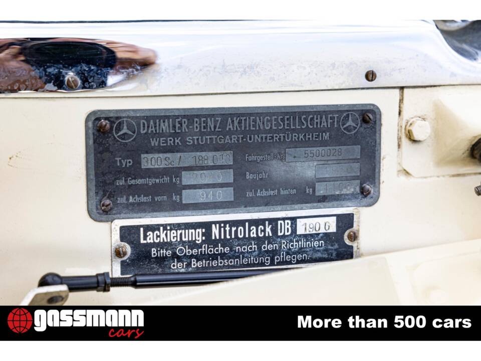 Bild 15/15 von Mercedes-Benz 300 Sc (1955)