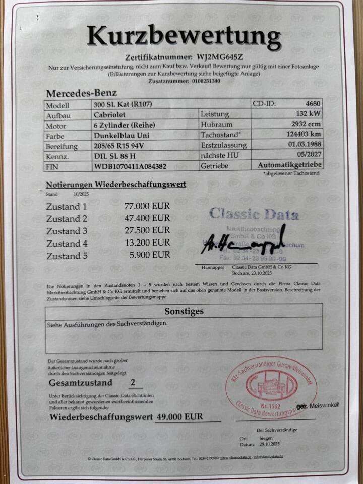 Image 20/20 de Mercedes-Benz 300 SL (1988)