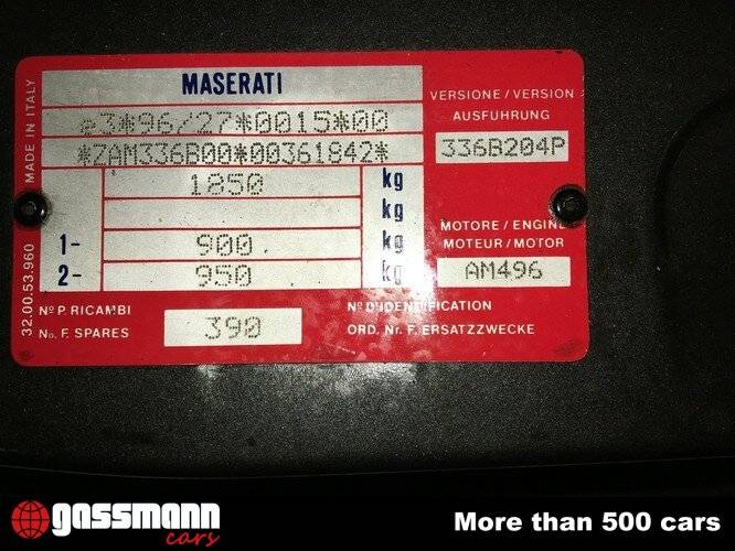 Afbeelding 14/15 van Maserati Ghibli 2.8 (1997)