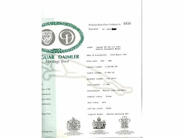 Immagine 72/74 di Jaguar XK 140 SE DHC (1955)