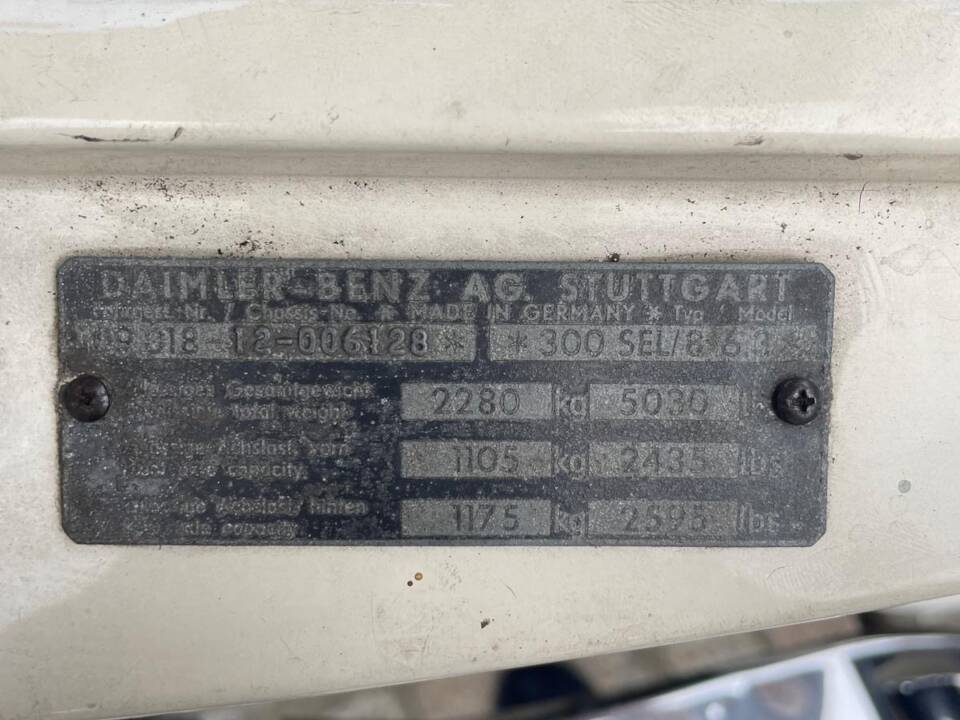 Immagine 22/24 di Mercedes-Benz 300 SEL 6.3 (1972)