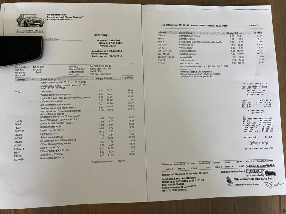 Image 31/33 of Mercedes-Benz 230 TE (1984)