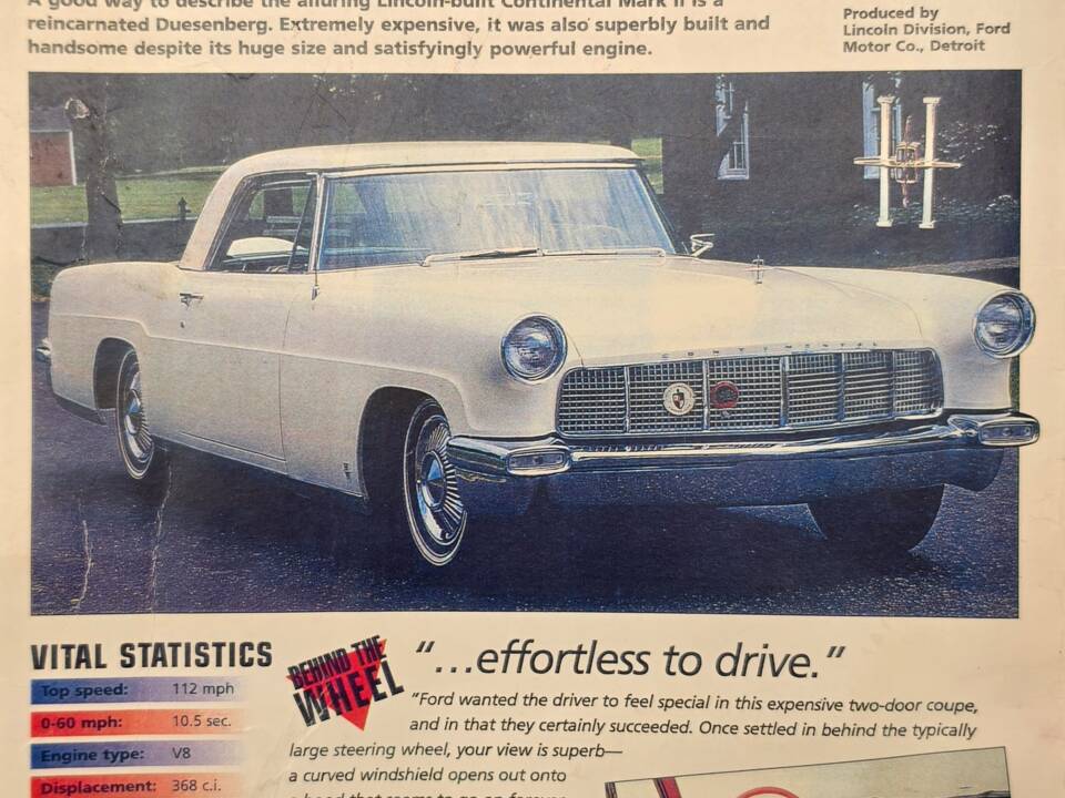 Image 70/75 of Lincoln Continental Mark II (1956)
