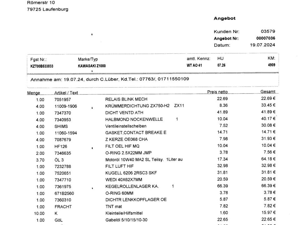 Bild 3/4 von Kawasaki Z 1000 (1980)