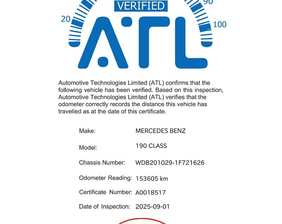 Immagine 39/39 di Mercedes-Benz 190 E 2.6 (1990)