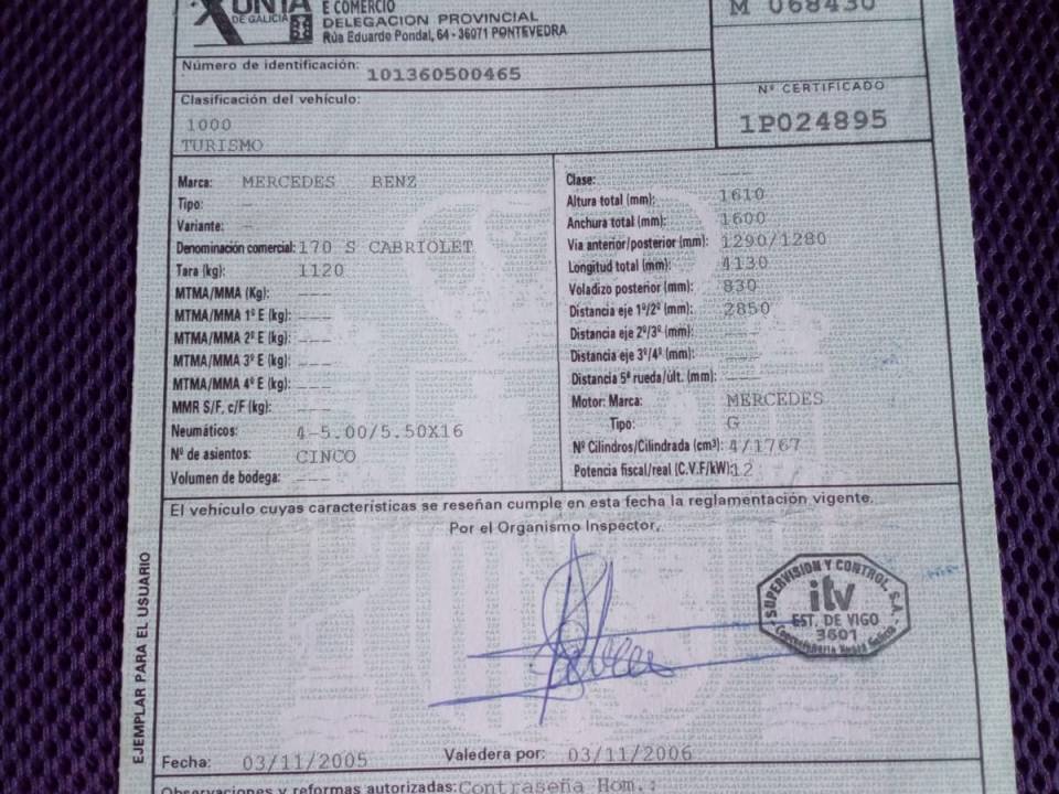 Imagen 49/50 de Mercedes-Benz 170 V Cabriolet B (1941)