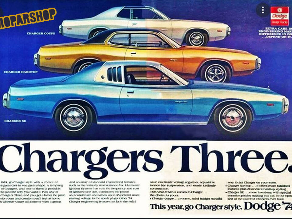 Image 68/71 of Dodge Charger SE 400 (1974)