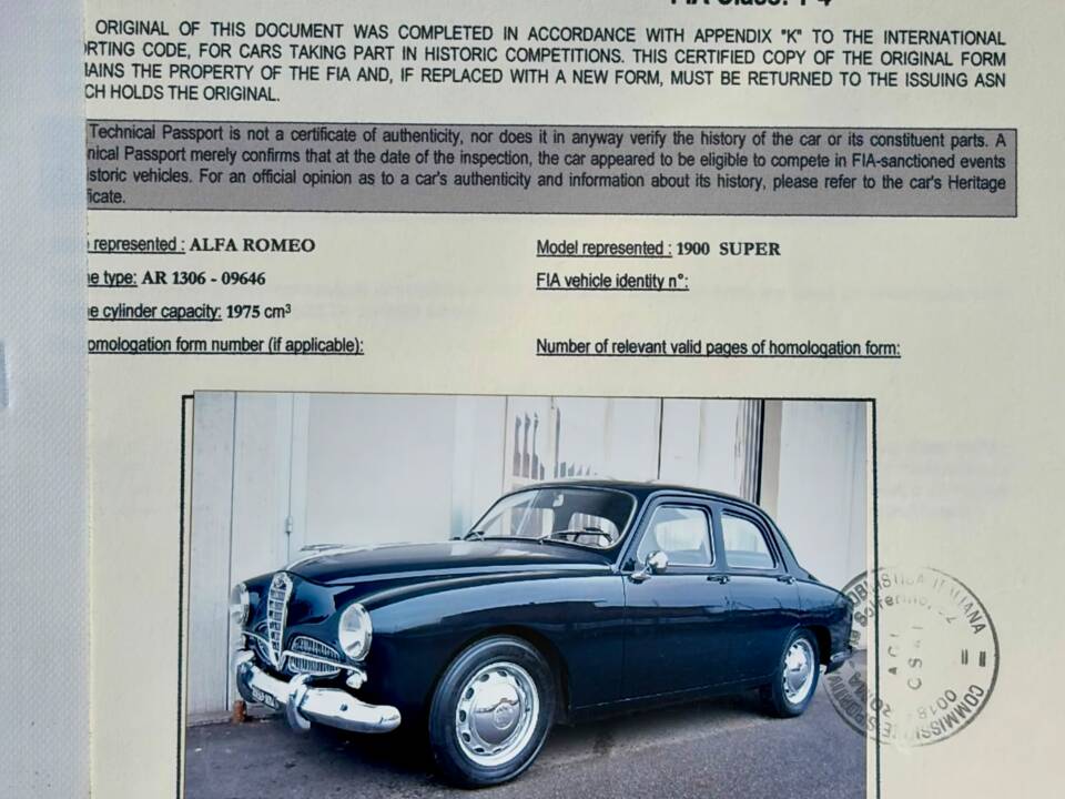 Immagine 13/17 di Alfa Romeo 1900 Super Berlina (1954)