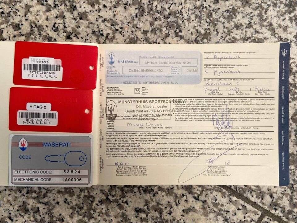 Afbeelding 13/21 van Maserati Spyder 4200 Cambiocorsa (2003)