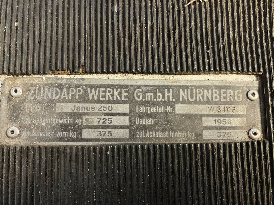 Bild 19/53 von Zündapp Janus (1958)