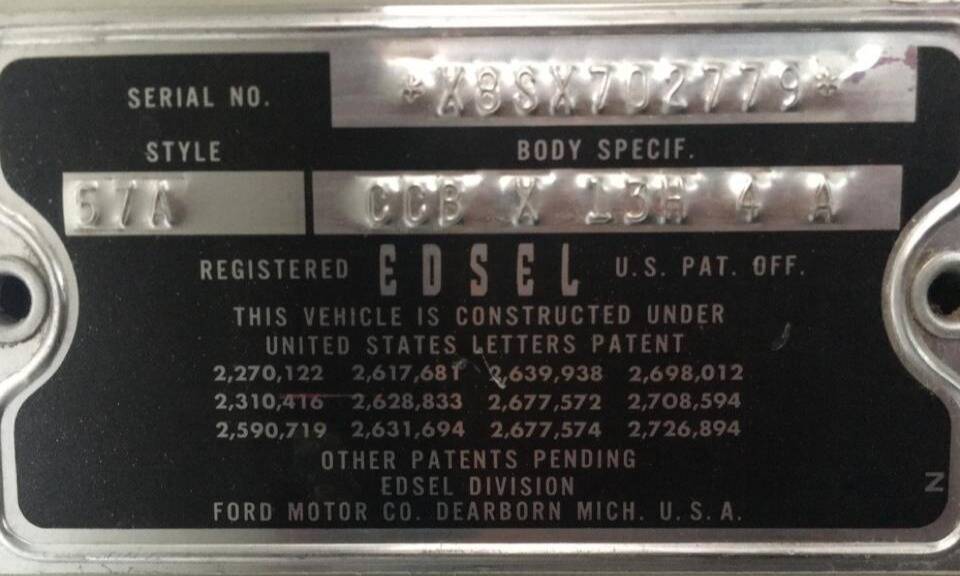 Bild 15/15 von Edsel Corsair Hardtop (1958)