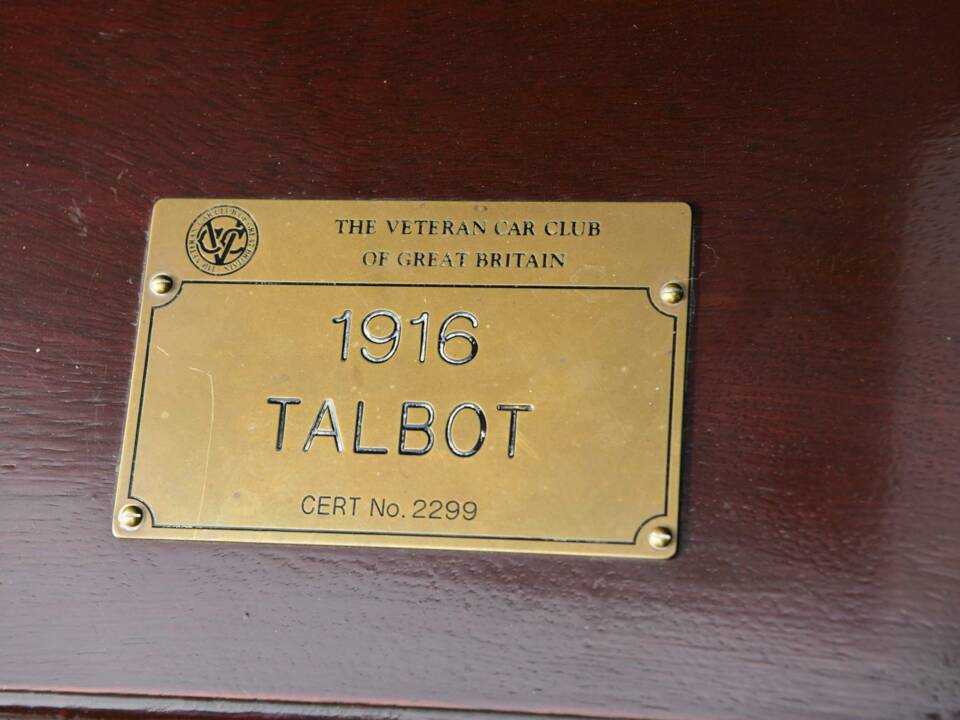 Image 38/50 of Talbot 4CY 15&#x2F;20 (1916)