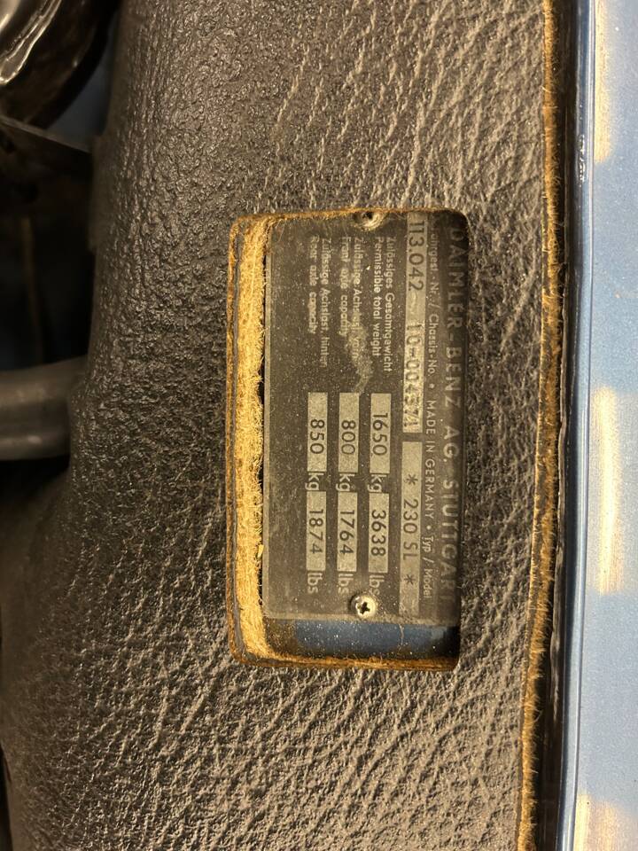 Afbeelding 20/31 van Mercedes-Benz 230 SL (1964)