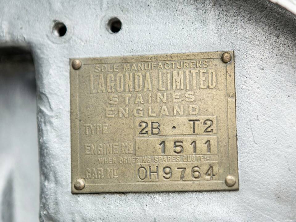 Bild 17/50 von Lagonda 2 Liter 14/60 Speed	 Supercharged (1931)
