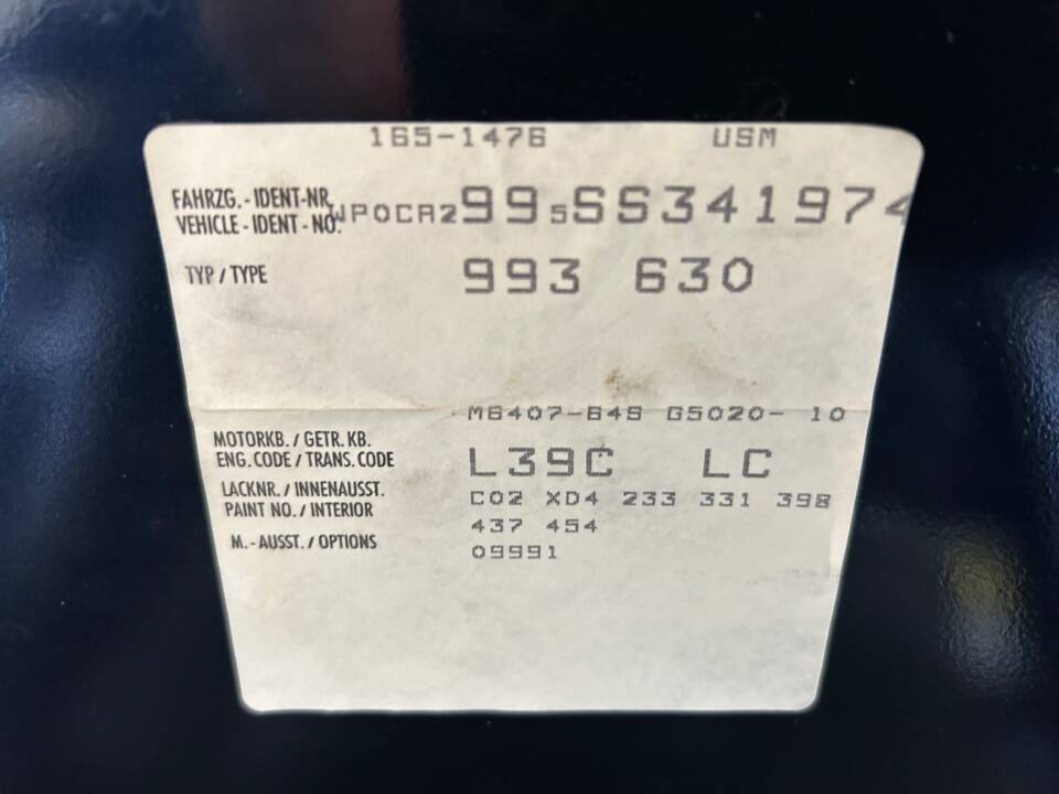 Afbeelding 37/39 van Porsche 911 Carrera (1995)