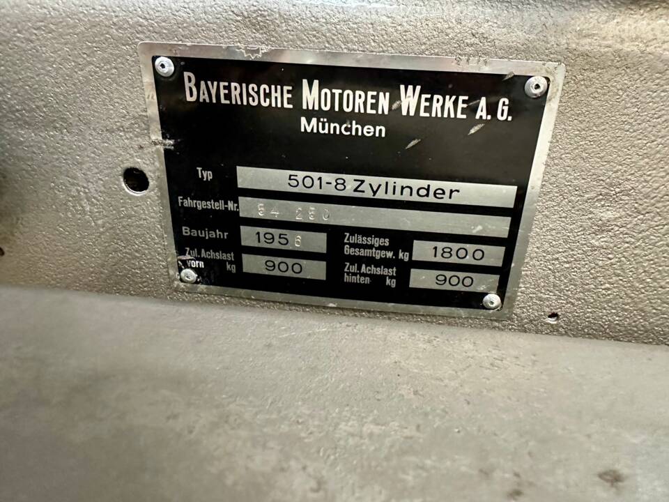 Bild 43/52 von BMW 501 V8 (1956)