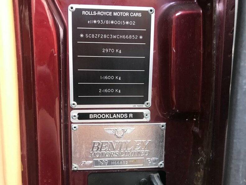 Imagen 26/26 de Bentley Brooklands R Mulliner (1998)