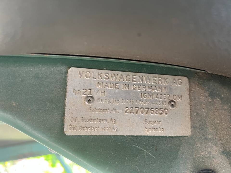 Afbeelding 46/50 van Volkswagen T1 panel van (1967)