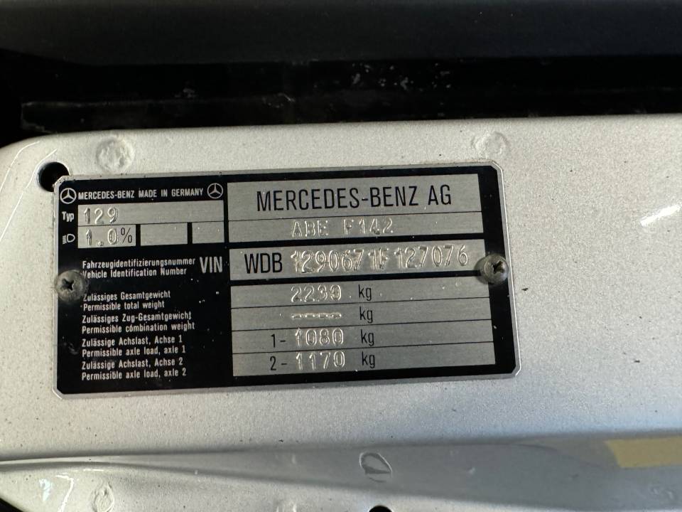 Bild 26/37 von Mercedes-Benz SL 500 (1996)