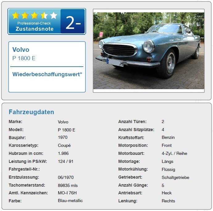 Image 11/11 of Volvo 1800 E (1970)