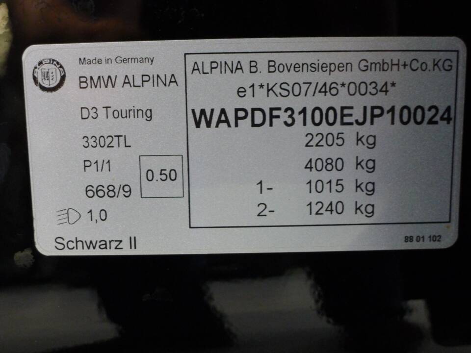 Afbeelding 36/39 van ALPINA D3 Biturbo Touring (2014)