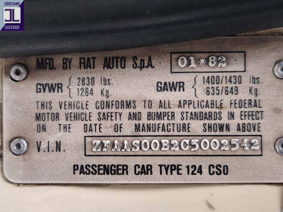 Image 62/64 of FIAT Spider 2000 (1982)