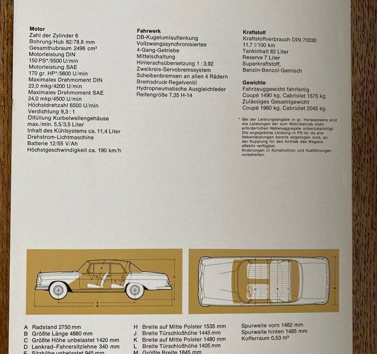 Bild 59/77 von Mercedes-Benz 250 SE (1966)