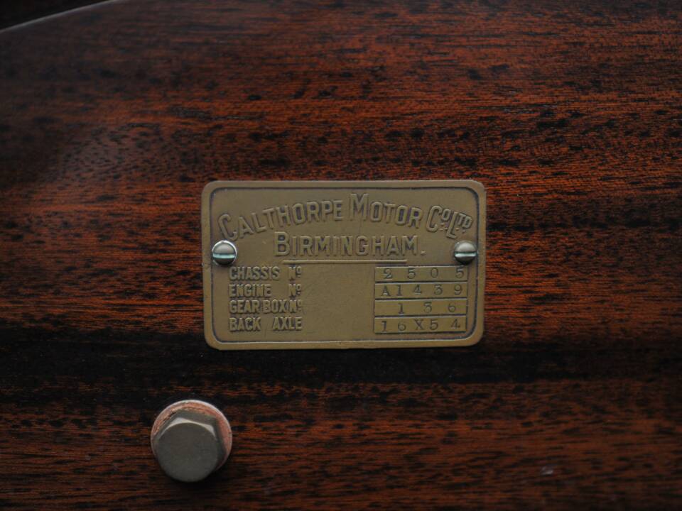 Imagen 30/50 de Calthorpe 15 HP (1915)