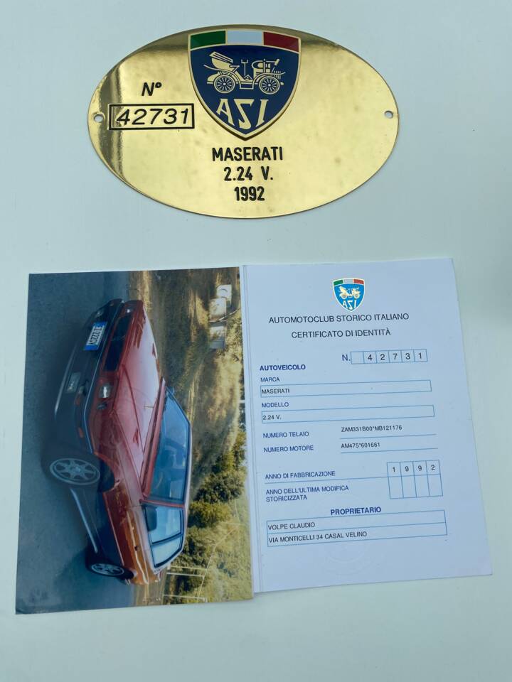 Afbeelding 24/26 van Maserati Biturbo 2.24V (1992)