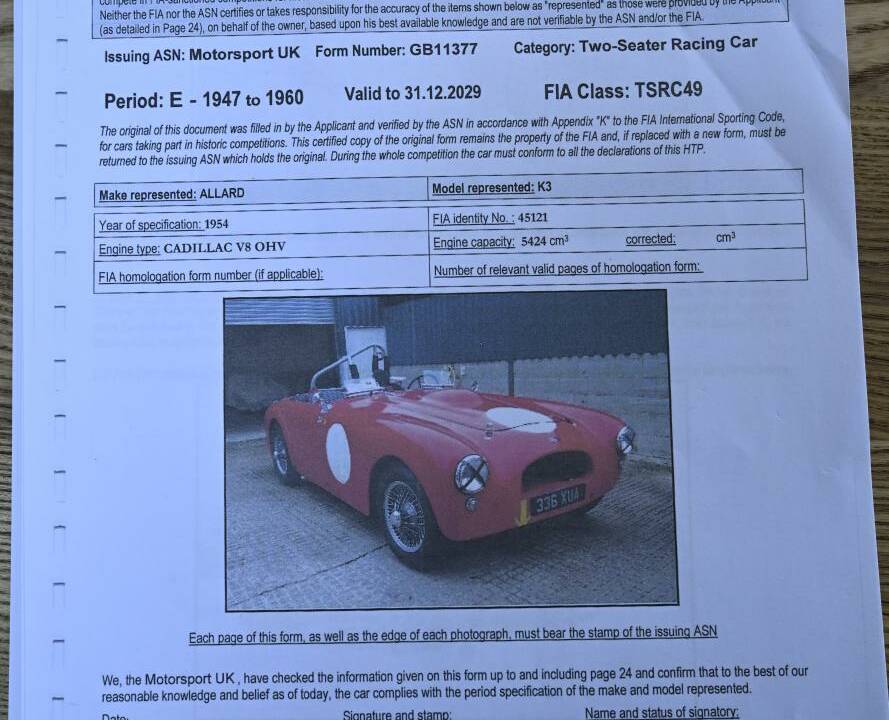 Image 36/48 of Allard K3 (1953)