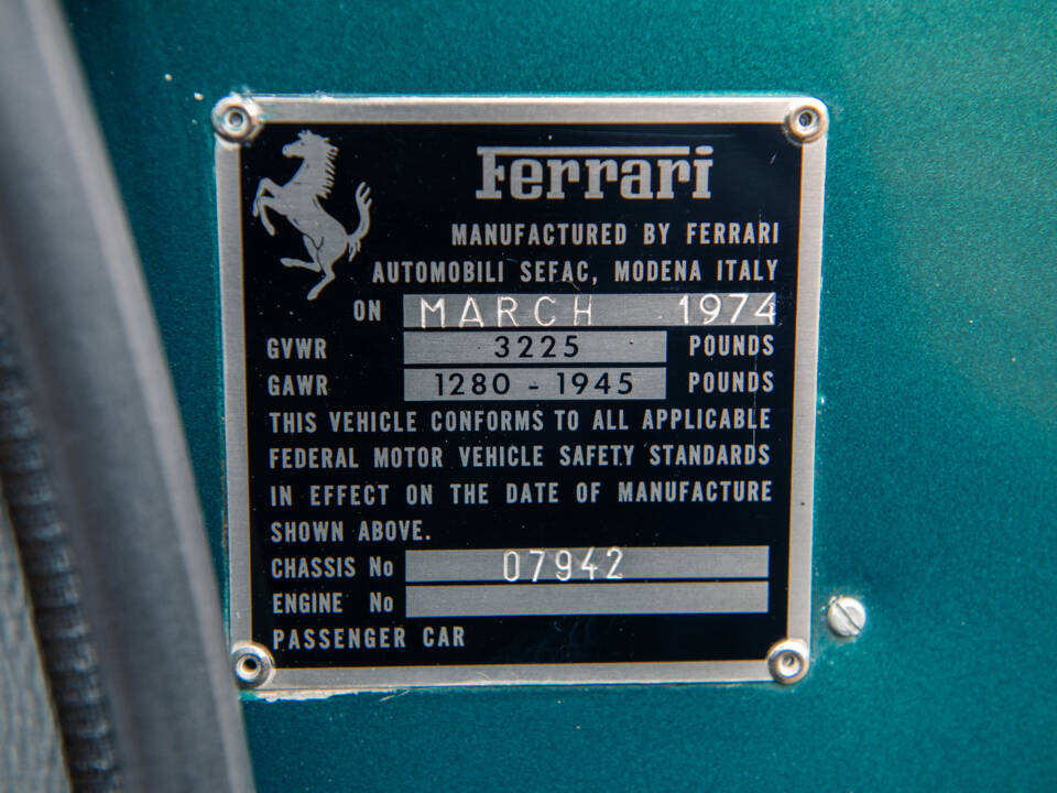 Bild 18/21 von Ferrari Dino 246 GTS (1974)