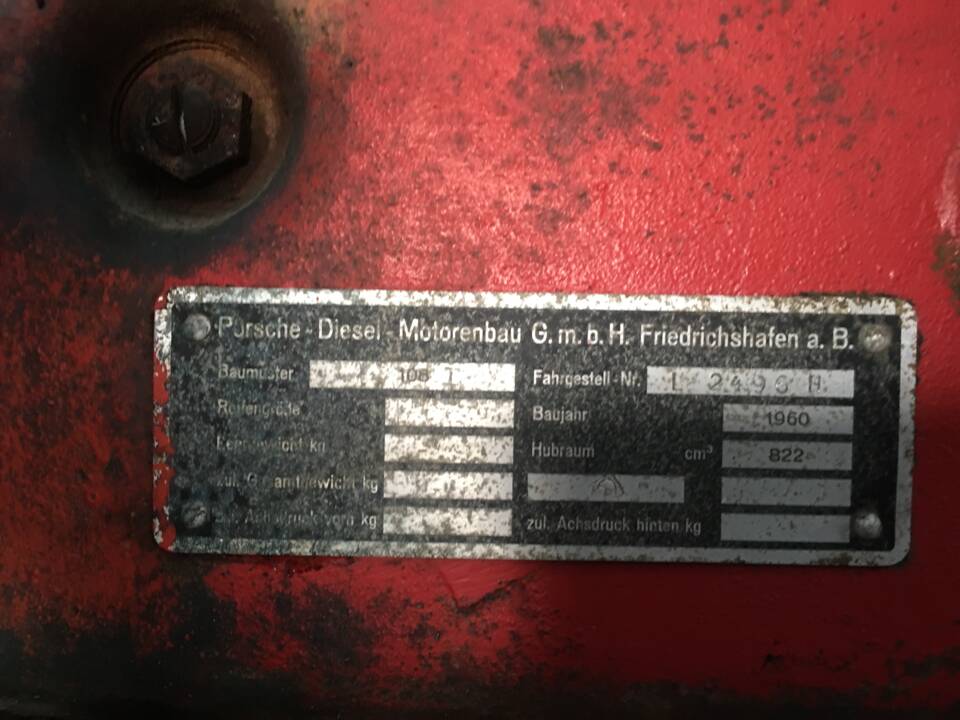 Imagen 9/12 de Porsche-Diesel Junior L (1960)