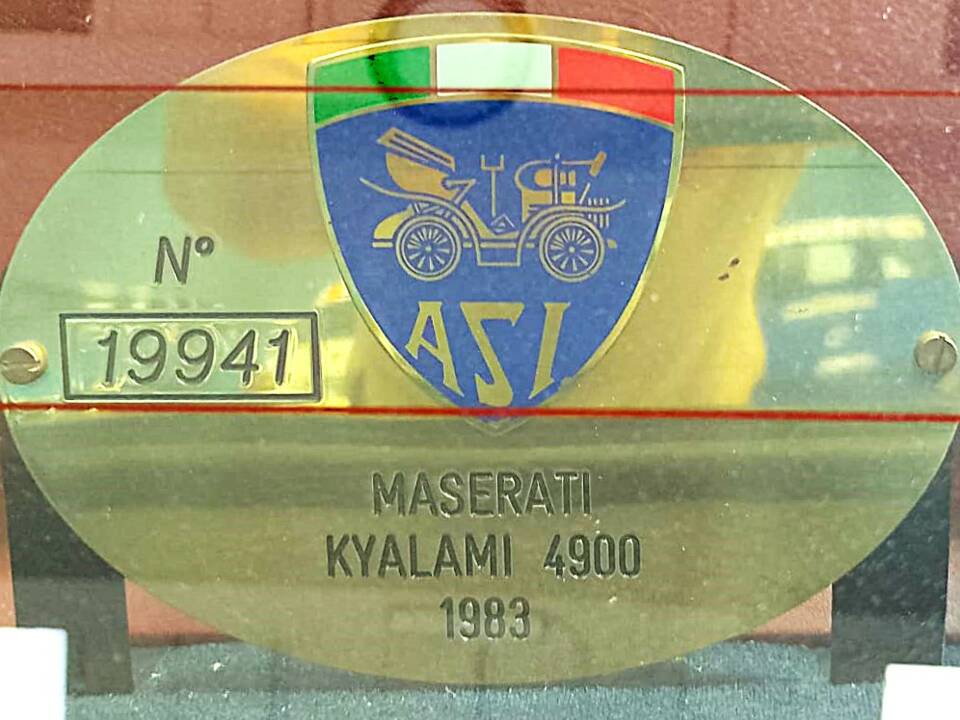 Image 96/100 of Maserati Kyalami (1983)