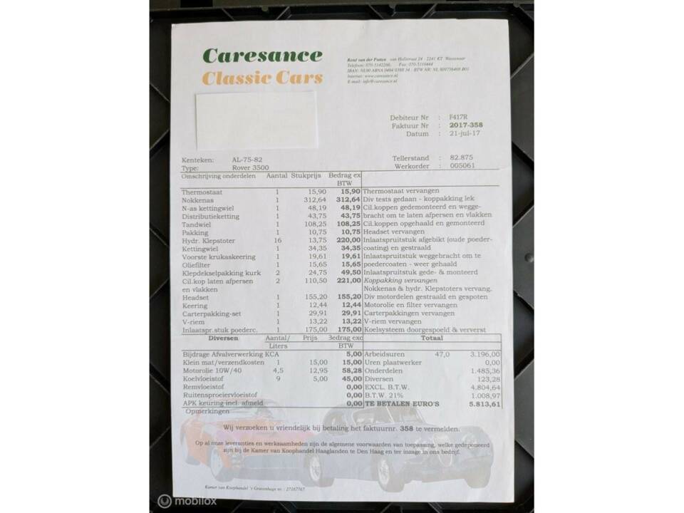 Afbeelding 50/50 van Rover 3,5 Liter (1968)