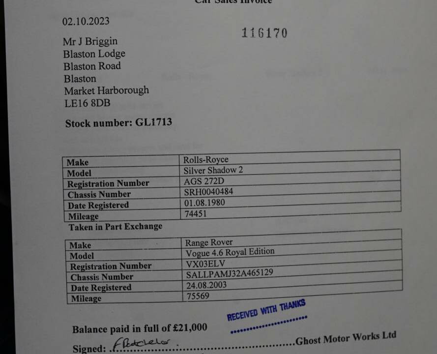 Bild 43/50 von Rolls-Royce Silver Shadow II Jubilee (1980)