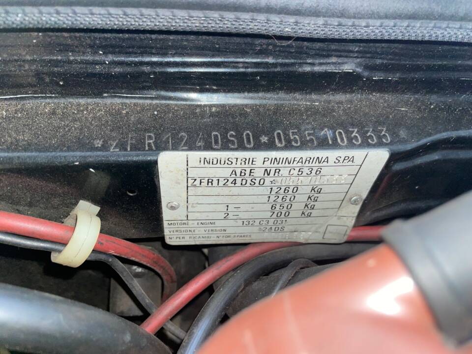 Image 13/14 of FIAT 124 Pininfarina Spidereuropa (1985)