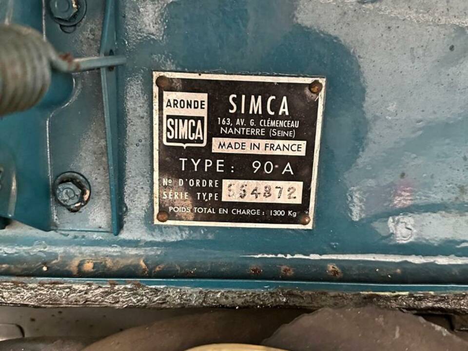 Bild 47/50 von SIMCA Aronde 1300 (1957)