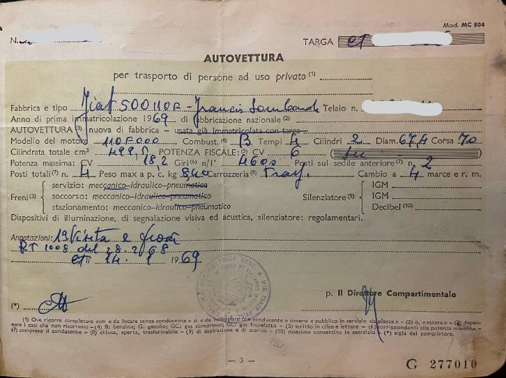 Bild 16/16 von FIAT 500 Francis Lombardi &quot;My Car&quot; (1969)