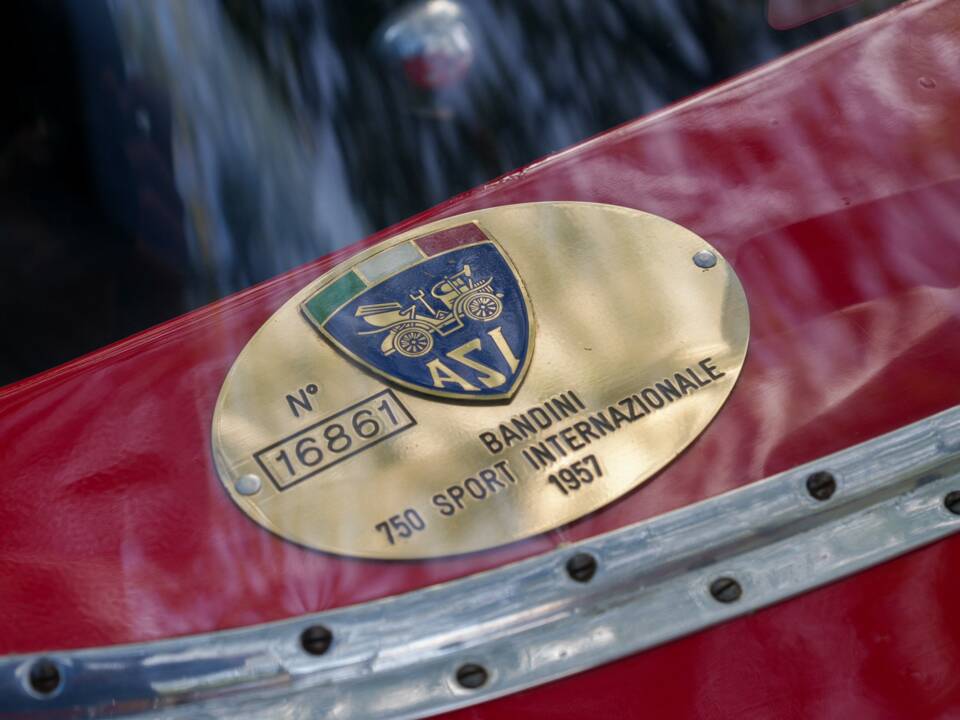 Image 16/39 of Bandini 750 Sport Internazionale "Saponetta" (1957)