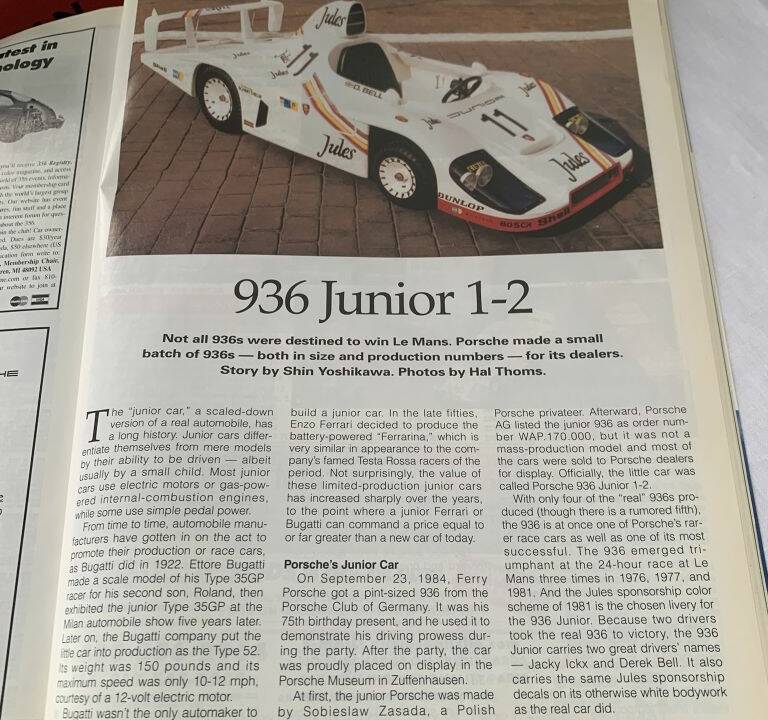 Immagine 67/68 di Porsche 936 Junior (1981)