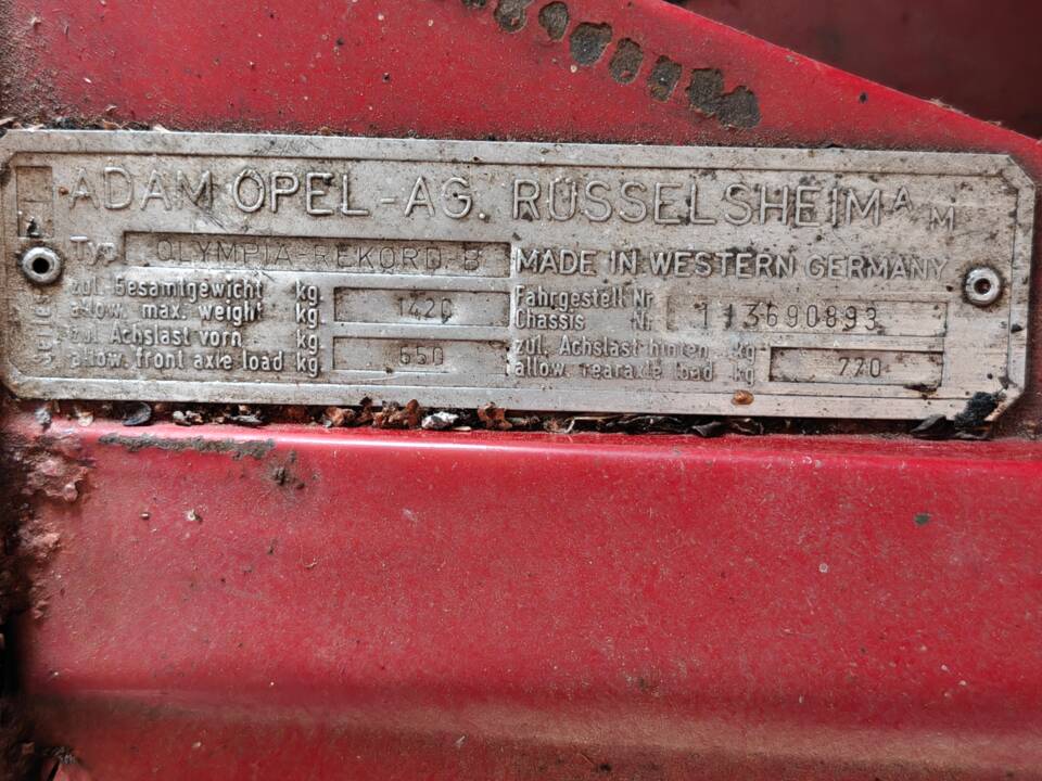 Bild 10/14 von Opel Rekord 1700 S (1966)