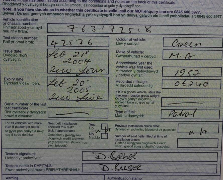 Bild 30/50 von MG TD (1951)