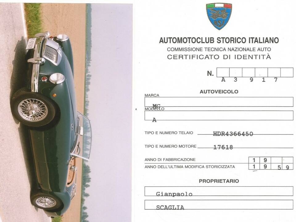 Imagen 44/46 de MG MGA 1500 (1959)