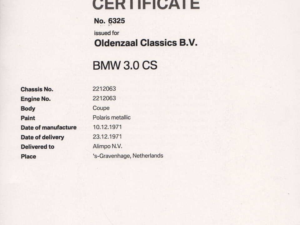 Afbeelding 40/94 van BMW 3.0 CS (1972)